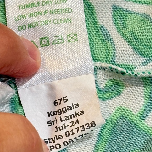 Women’s LILLY PULITZER Margene Pima cotton Pajama sleep dress- Size M - Picture 8 of 8